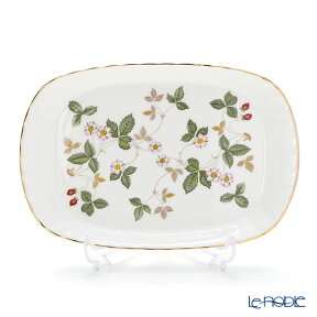 【ポイント10倍】ウェッジウッド (Wedgwood) ワイルドストロベリー スパイラルトレイ 21×14cm【あす楽】 ウエッジウッド 結婚祝い 内祝い お祝い プレート 皿 お皿 食器 ブランド 出産内祝い 出産祝い 結婚内祝い