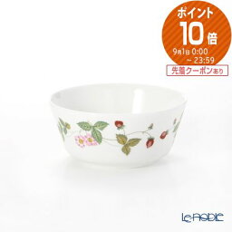 ウェッジウッド ボウル 【ポイント10倍】ウェッジウッド (Wedgwood) ワイルドストロベリー カジュアル ボウル 11cm /// ボウル おしゃれ 花柄 イチゴ 苺 サラダボール ミニボウル 小鉢 ブランド ウエッジウッド // ギフト プレゼント 贈り物 結婚祝い お祝い 内祝い