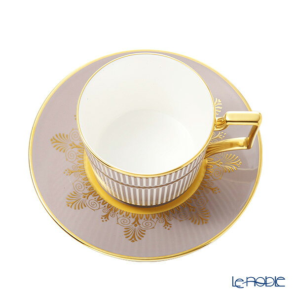 ウェッジウッド (Wedgwood) アンセミオン グレイ ティーカップ＆ソーサー /// ウエッジウッド カップアンドソーサー おしゃれ ブランド 高級 食器 ボーンチャイナ グレー アンティーク調 紅茶カップ // ギフト プレゼント 贈り物 誕生日 結婚祝い 出産祝 le-noble-10117298 ブランド洋食器の店ル・ノーブル サンプル画像2