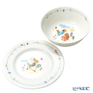 【ポイント10倍】ウェッジウッド (Wedgwood) ピーターラビット プレート 18cm ＆ ボウル 15cm ブルー 2点セット ウエッジウッド 結婚祝い 内祝い お祝い 食器セット ブランド