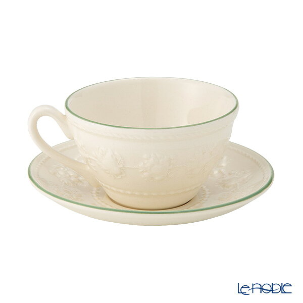 【P10倍・クーポン】ウェッジウッド (Wedgwood) フェスティビティ ティーカップ＆ソーサー 160ml(ラズベリー) /// おしゃれ ブランド 紅茶カップ 大人可愛い 陶器 花柄 食洗機対応 電子レンジ対応 // ギフト プレゼント 贈り物 結婚祝い 母の日 還暦祝い 退職祝い 内祝い (2)