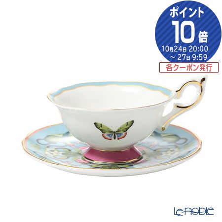 ウェッジウッド ティーカップ ウェッジウッド (Wedgwood) ワンダーラスト メナジェリィ ティーカップ＆ソーサー ウエッジウッド 結婚祝い 内祝い お祝い プレゼント おしゃれ かわいい 食器 ブランド 出産内祝い 出産祝い 結婚内祝い