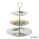 【エントリーP10・クーポン】ウェッジウッド (Wedgwood) ワンダーラスト ウォーターリリー 3段ケーキスタンド 組立式 ウエッジウッド ティースタンド キッチン 用品 雑貨 調理