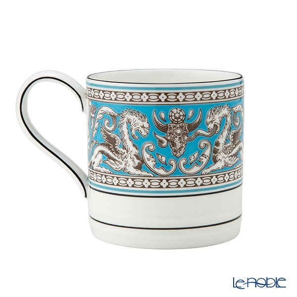 【P10倍・クーポン】ウェッジウッド (Wedgwood) フロレンティーン ターコイズ マグカップ 370ml NEW /// WEDGWOOD 水色 青 ブルー ボーンチャイナ 龍 ウエッジウッド おしゃれ ブランド 高級 イギリス 洋食器 輸入雑貨 陶磁器 // ギフト プレゼント 贈り物 誕生日 結婚祝い le-noble-10121691 ブランド洋食器の店ル・ノーブル サンプル画像2