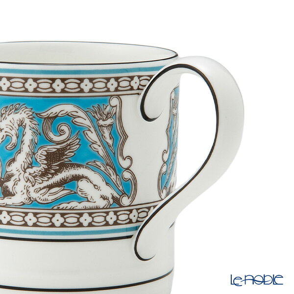 【P10倍・クーポン】ウェッジウッド (Wedgwood) フロレンティーン ターコイズ マグカップ 370ml NEW /// WEDGWOOD 水色 青 ブルー ボーンチャイナ 龍 ウエッジウッド おしゃれ ブランド 高級 イギリス 洋食器 輸入雑貨 陶磁器 // ギフト プレゼント 贈り物 誕生日 結婚祝い le-noble-10121691 ブランド洋食器の店ル・ノーブル サンプル画像3