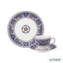 【P10倍・クーポン】ウェッジウッド (Wedgwood) フロレンティーン マリン トリオセット リー ウエッジウッド 食器セット お祝い 結婚祝い 出産内祝...