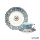 【P10倍・クーポン】ウェッジウッド (Wedgwood) フロレンティーン ターコイズ トリオセット リー NEW ウエッジウッド 食器セット お祝い 結婚祝...