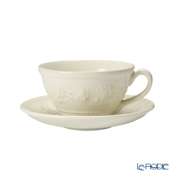 ウェッジウッド (Wedgwood) フェスティビティ アイボリー トリオセット /// おしゃれ ブランド お皿 ティーカップ ソーサー 陶器 食器セット 花柄 食洗機対応 電子レンジ対応 // ギフト プレゼント 贈り物 結婚祝い 母の日 還暦祝い 退職祝い 内祝い le-noble-10119390 ブランド洋食器の店ル・ノーブル サンプル画像2