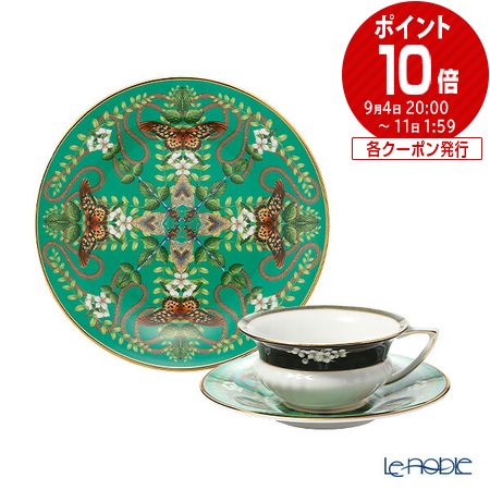 ウェッジウッド 食器 【先着クーポンあり】ウェッジウッド (Wedgwood) ワンダーラスト トリオセット エメラルドフォレスト ウエッジウッド 結婚祝い 内祝い お祝い 食器セット 出産内祝い 出産祝い 結婚内祝い プレゼント ブランド