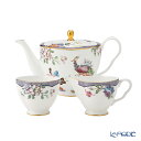 【P10倍・クーポン】ウェッジウッド (Wedgwood) ワンダーラスト フォーチュン ティーポット&シュガー&クリーマー 3点セット ウエッジウッド 食器セ...
