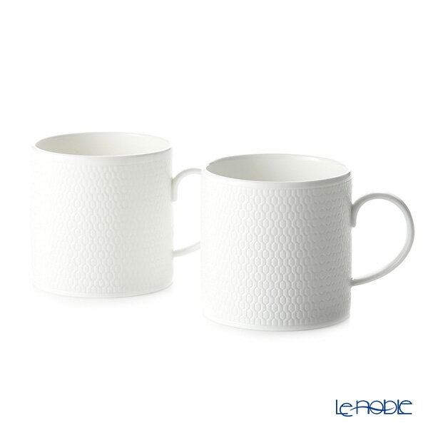 【P10倍 クーポン】ウェッジウッド (Wedgwood) ジオ マグ 300ml ペア /// マグカップ 2個セット WEDGWOOD 夫婦 来客用 ボーンチャイナ シンプル 電子レンジ対応 食洗機対応 モダン ウエッジウッド おしゃれ ブランド 高級 イギリス // ギフト プレゼント 贈り物 結婚祝い