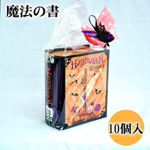 プレゼント ハロウィン お菓子 詰め合わせ クッキー 焼き菓子 10個入 / 魔法の書 オーナメント おもちゃ 飾り