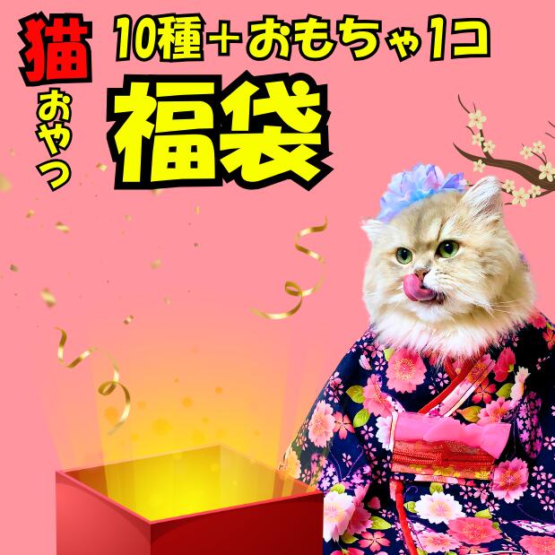 1/3〜【猫おやつ福袋2025】 おもちゃ1個付き 猫 おやつ 歯磨き 無添加 素材 乳酸菌 齧る 舐める お試し セット 詰め合わせ 福袋 プレゼント ギフト クリスマス 誕生日 成猫 シニア いろいろ 液状 ちゅーる カリカリ ジャーキー ささみ かつお まぐろ デンタル ケア