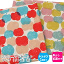 広巾ミニウラ毛ニット生地160cm巾/マンチ(リンゴ)柄【りんご カラフル 子供服 コットン 布 綿 日本製 国産 ハンドメイド 商用利用可 当店のみオリジナル商品 スウェット 裏毛】