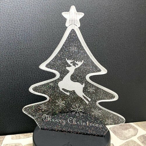 クリスマスツリー　トナカイVer. LEDランプ (全16色) 置物 イベント インテリア Christmas 3