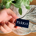 【送料無料】アシスタント アクリルサインプレート カラーネイビー 助手 事務