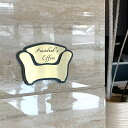【送料無料】president offce サインプレート 社長室 室名札 部屋名札 社長 会社 表示板 アクリルプレート GOLD お洒落 高級