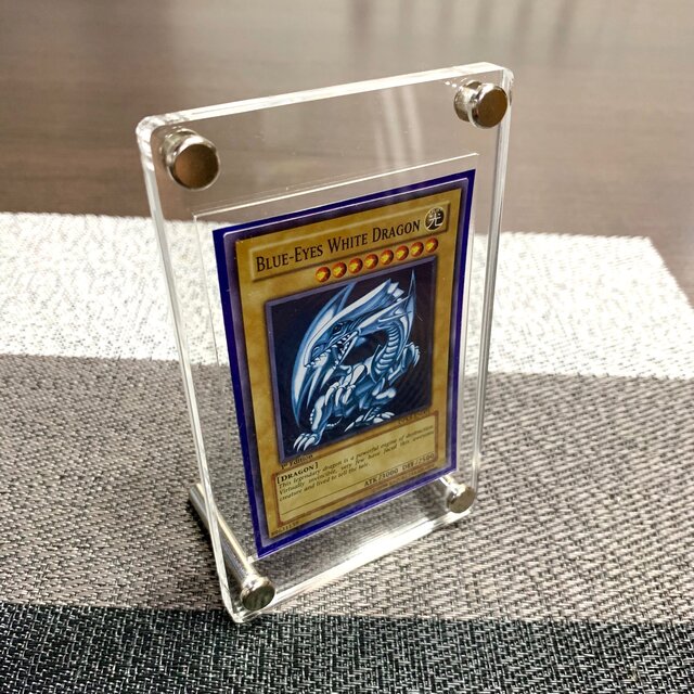 透明アクリルフレーム スタンドスクリューダウンスタンド (1枚用)【メール便 送料無料】カードスタンド カード立て ディスプレイ スリーブケース [2]