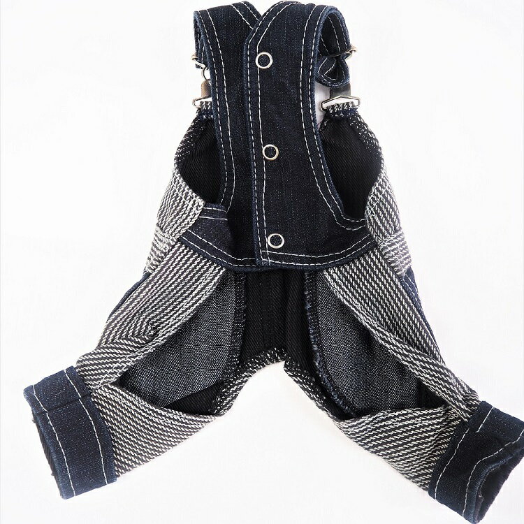 【訳あり】 小型犬サイズ 冬服 オールインワン カバーオール 1号 サロペットつなぎ 犬服 猫服 犬の服 猫の服 洋服 カジュアル かっこいい おしゃれ ロンパース モノトーン ストライプ バイカラー 極小犬 パピー 小型犬 犬 猫 超小型犬 ペット 服 シンプル 返品交換不可