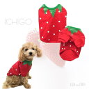 いちごデザイントップストップス 1号 Tシャツ 総柄 ハロパ カジュアル パピー 超小型犬 極小犬 小型犬 犬 猫 ペット 服 犬の服 猫の服 犬服 猫服ストロベリー イチゴ フルーツ ドット 水玉 コスチューム コスプレ モチーフ おしゃれ かわいい ハンドメイド