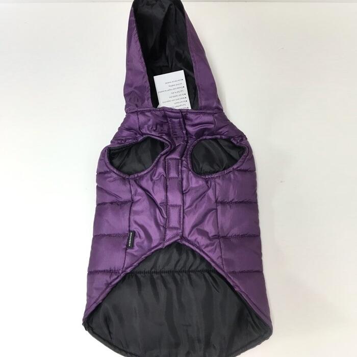 LEA and RIOの中型犬・大型犬用アウタージャケット XXS～XLサイズ 秋 冬 秋服 冬服 防寒 あったか ジャンバー ジャンパー フーディー 中型犬 大型犬 犬 ペット 服 犬服 猫服 犬の服 猫の服 フード ウェア かわいい かっこいい クール シンプル アウター デイリー ダウンベスト風 上着｜アングル3