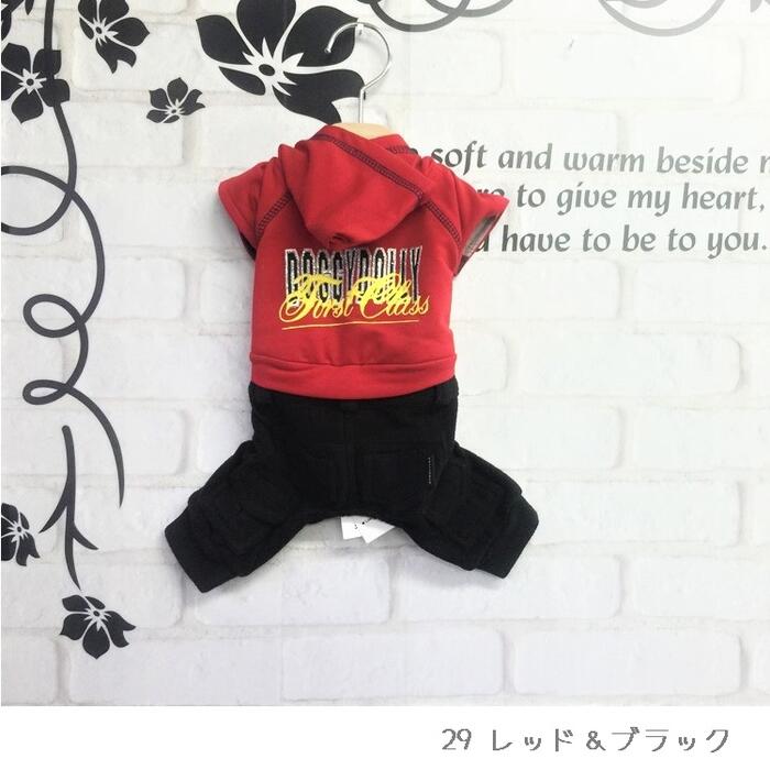 LEA and RIOのロンパース S～XXLサイズ 小型犬サイズ パピー 超小型犬 小型犬 犬 猫 ペット 服 犬服 猫服 犬の服 猫の服 洋服 ドッグウェア おしゃれ かわいい かっこいい フリース チェック フーディー カジュアル つなぎ 冬ロンパース オールインワン カバーオール 極小犬 犬服 秋｜アングル2