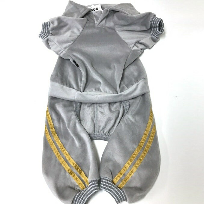 ロンパース XXS～XXLサイズ 小型犬サイズ スポーティー つなぎ オールインワン カバーオール スウェット ジャージ 極小犬 パピー 超小型犬 小型犬 犬 猫 ペット 犬服 猫服 服 犬の服 猫の服 洋服 ドッグウェア 秋冬 冬服 カジュアル シンプル かっこいい スポカジ