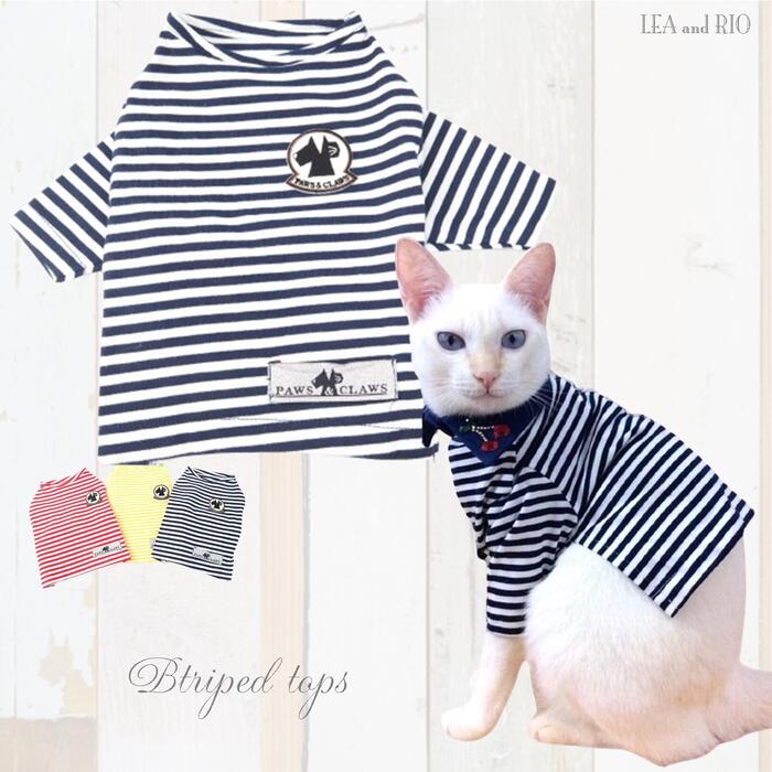 小型犬サイズ 冬服 トップス 1～4号 Tシャツ バイカラー カジュアル 小型 中型 スタイル 定番 ロンT 極..