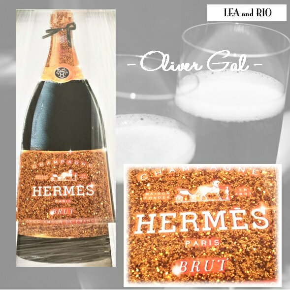 【Oliver Gal -オリバー・ガル-】アート アートパネル ウォールアート 絵画 champagne bottle シャンパン シャンパンボトル ボトル ...