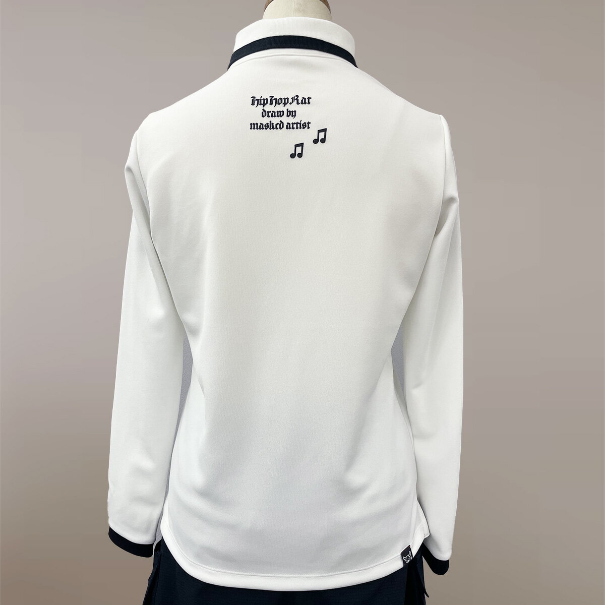 【70%OFF】Bull&Bull ブルアンドブル レディース Brandalised コラボ バンクシー ラット UVケア ハイストレッチ ウィメンズ 長袖 ロングスリーブ ポロ ゴルフウエア 秋冬 ホワイト ブラック グレー 国内正規品 24200【送料無料】