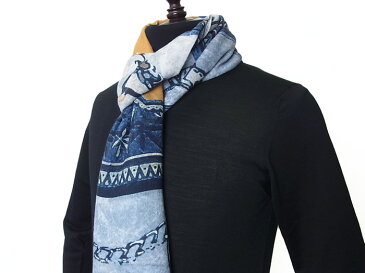 【New Arrival】19 andrea's 47 アンドレアズ ディチャノーヴェ クアランタセッテ ストール スカーフ カシミヤ カシミア 大判 薄手 馬 ホース メンズ レディース ユニセックス イタリア ギフト プレゼント 国内正規品 57200【送料無料】