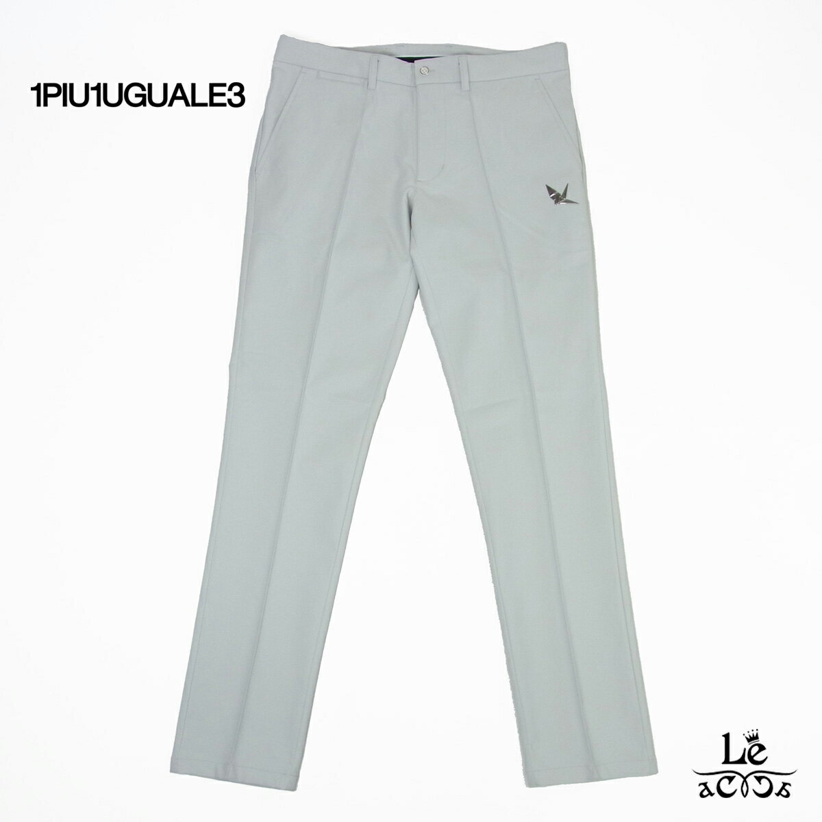 【30%OFF】1PIU1UGUALE3 GOLF ウノピゥウノウグァーレトレ ゴルフ パンツ メンズ ゴルフウエア ロングパンツ GOLF CREASE PANTS ホワイト ロゴ ブランド 秋冬 国内正規品 49500【送料無料】