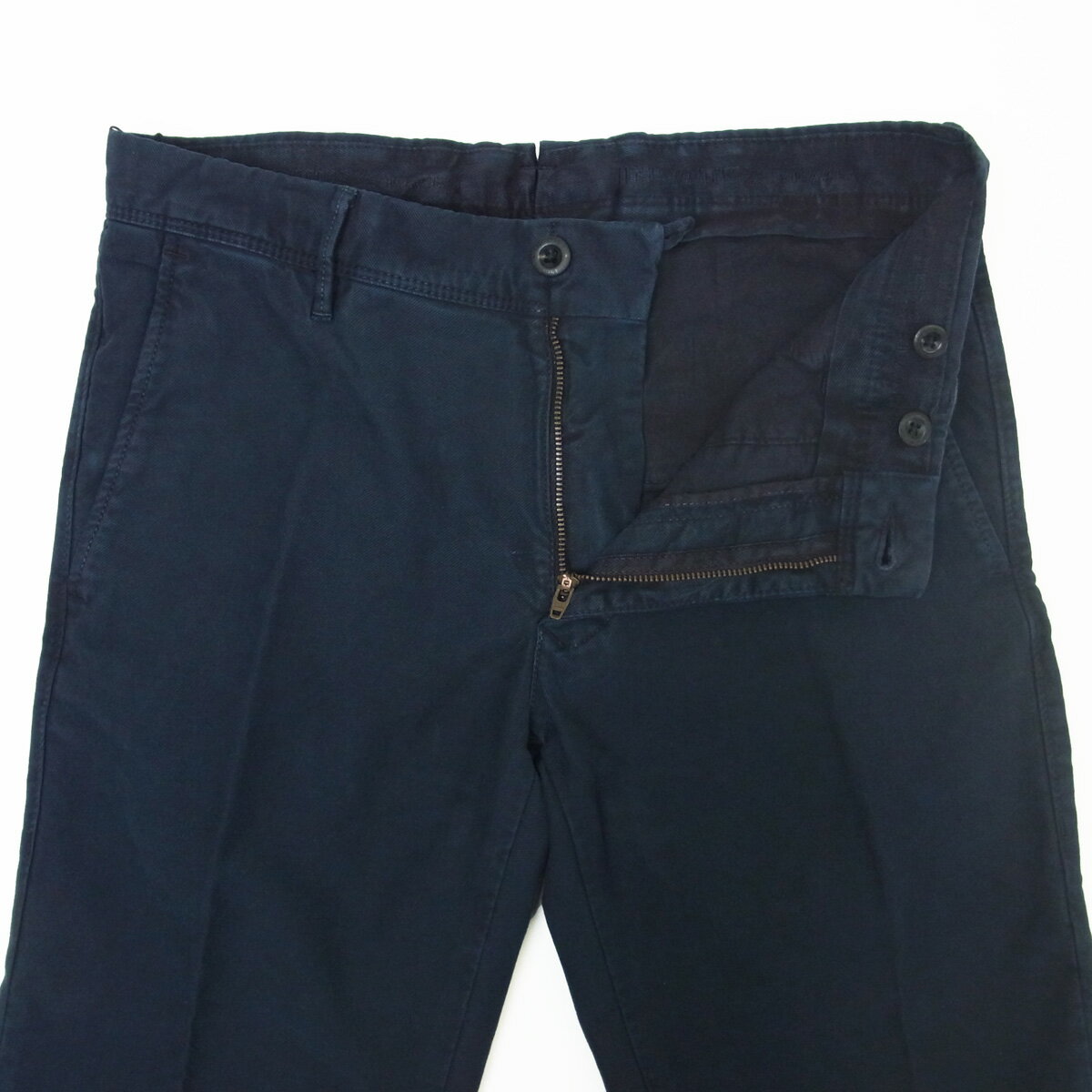 【ポイント5倍】INCOTEX SLACKS インコテックス スラックス コットンストレッチ チノ テーパードパンツ 18S100 4611D メンズ チノパン ノープリーツ 無地 ネイビー 紺 イタリア ブランド 国内正規品 47300 【送料無料】