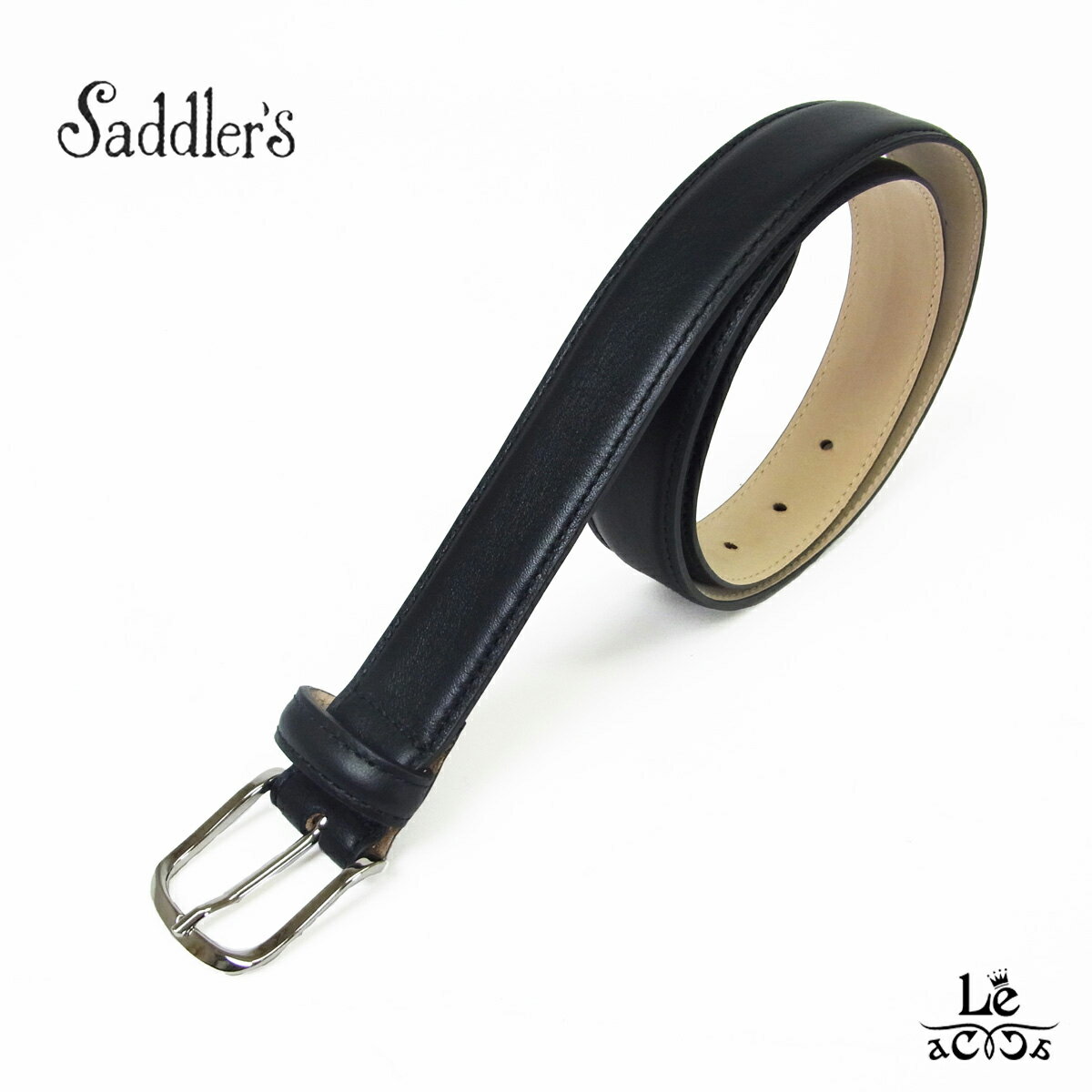 サドラーズ Saddler's サドラーズ ベルト レザー 本革 ナッパレザー メンズ ブラック 黒 イタリア ブランド 国内正規品 11000【送料無料】