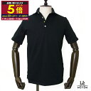 【P5倍&クーポン対象】【10%OFF】giannetto ジャンネット 鹿の子 ポロシャツ コットンストレッチ クラシックポロシャツ メンズ ブラック 黒 半...