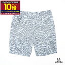 【P10倍】【50%OFF】J.LINDEBERG ジェイリンドバーグ ゴルフ ハーフパンツ ブリッジマークモチーフ ショーツ ショートパンツ メンズ ゴルフウエア ホワイト ブランド 人気 北欧 春夏 国内正規品 27500 【送料無料】