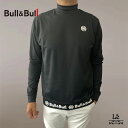 【70%OFF】Bull&Bull ブルアンドブル ゴルフ メンズ ベアフリース モックネック カットソー 長袖 裏起毛 ゴルフウエア ホワイト ブラック グレ...