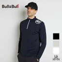 【70%OFF】Bull&Bull ブルアンドブル ゴルフ ポロシャツ メンズ 長袖 ロングスリーブ べアフリースハーフZIP ゴルフウエア 秋冬 防寒 ホワイ...