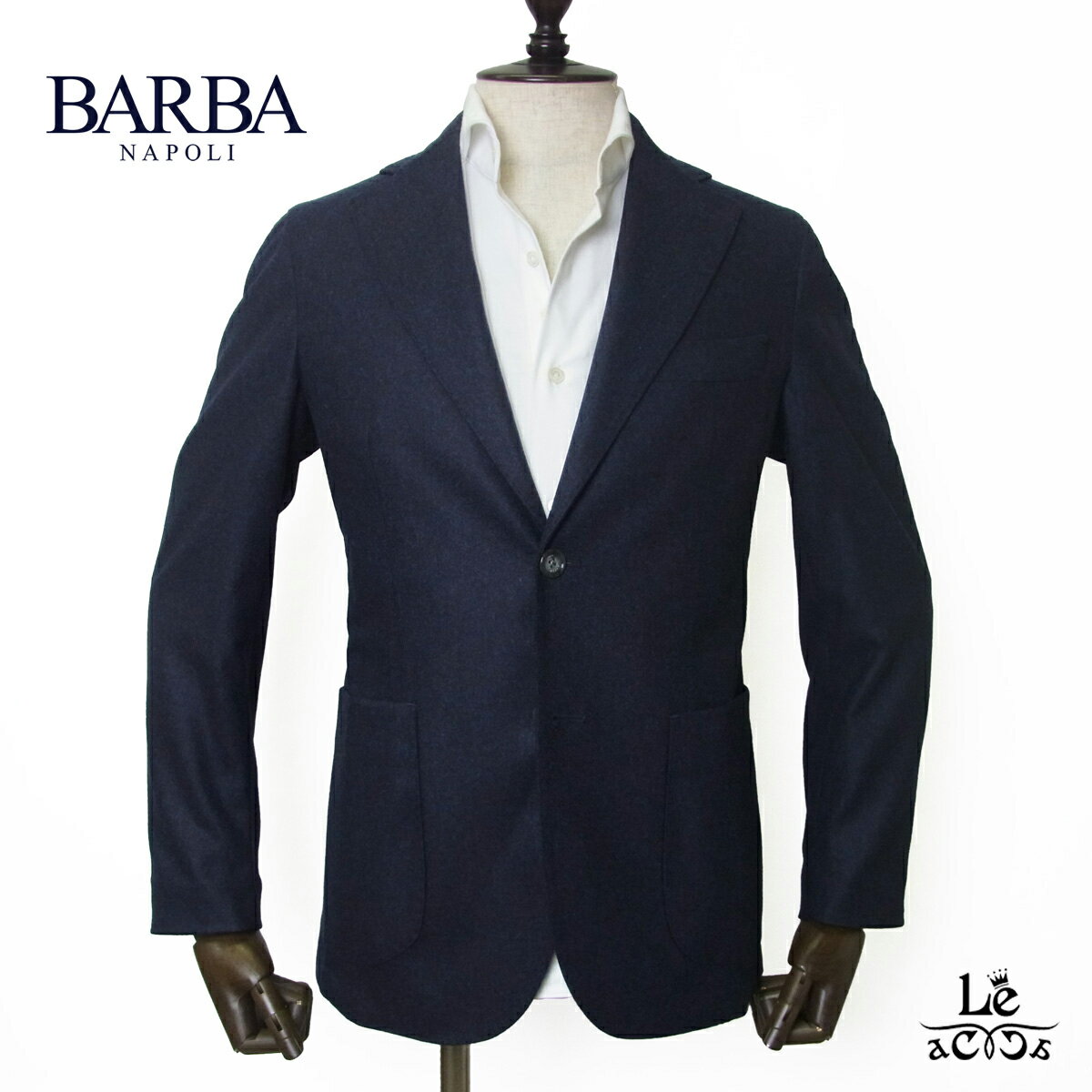BARBA nopoli メンズコート 46 ストラスブルゴ　ハンガー付 51025-navy-s.jpg