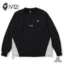 V12 ゴルフ メンズ ジャケット ALM JKT 長袖 プルオーバー 撥水 アウター セットアップ ブラック メンズ ゴルフウエア ブランド 国内正規品【送料...