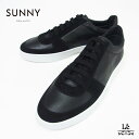 PELLICO SUNNY ペリーコ サニー レースアップ スニーカー TRAVIS 4.0cm M009MAGSU レザー 本革 ブラック 黒 イタリア ブラ...