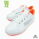 PAR72 パーセッタンタドゥエ スパイクレス ゴルフ シューズ PA5PFZ02 メンズ スパイクレスシューズ ゴルフ ホワイト オレンジ パー72 イタリア...