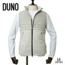 【50%OFF】DUNO デュノ ストレッチナイロン ベスト SQUAD ジレ メンズ セットアップ 中綿ベスト 無地 アイボリー 国内正規品【送料無料】