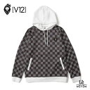 【ポイント10倍】V12 golf ヴィトゥエルヴ ゴルフ メンズ パーカー DAM PARKA ブロック チェック ゴルフウエア フーディ セットアップ ホワ...