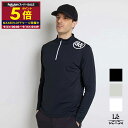 【ポイント5倍】【70%OFF】Bull&Bull ブルアンドブル ゴルフ ポロシャツ メンズ 長袖 ロングスリーブ べアフリースハーフZIP ゴルフウエア 秋...