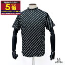【ポイント5倍】【70%OFF】Bull&Bull ブルアンドブル ゴルフ メンズ モックネック カットソー 半袖 Tシャツ ゴルフウエア トップス ロゴ 総柄...