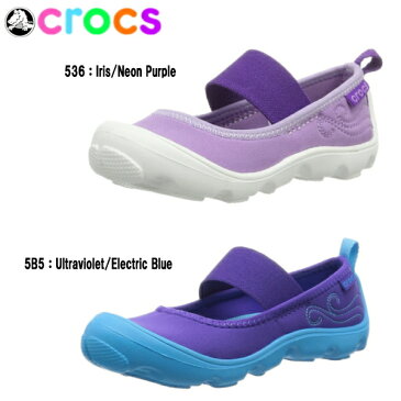 クロックス デュエット ビジーデイ メリージェーン crocs Duet Busy Day Mary Jane Ps [15353] キッズ 子供用 軽量 バレエ シューズ 女の子 パンプス おしゃれ かわいい 可愛い カジュアル 軽い 14.0cm 15.0cm 【国内正規取扱店】 【14〜18cm】【OCOC-33ttdr】●