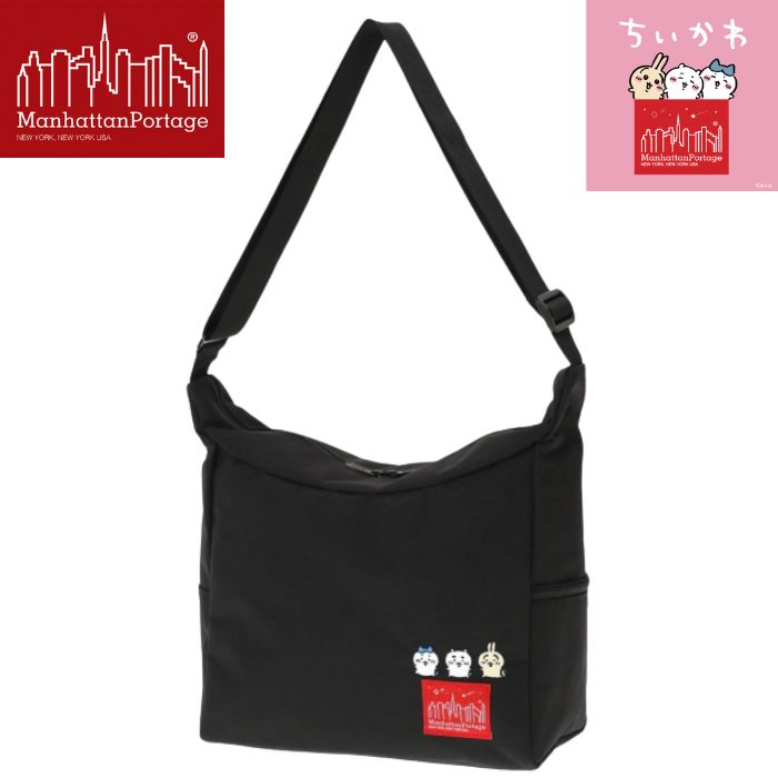 Rakuten - マンハッタンポーテージ ちいかわ MP6041CKW26 BED-STUY SHOULDER BAG 500D CORDURA CKW26 バック カバン BAG キャラクター メンズ レディース 通勤 通学 お出掛け 鞄 ショルダーバッグ 黒 ブラック