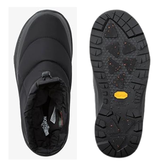 ザノースフェイス ヌプシ ブーティ ウォータープルーフ ロゴ ショート アークティック グリップ NF52485 THE NORTH FACE NSE WP LG SHORT AG メンズ レディース シューズ 靴 アウトドア ウィンターブーツ 登山 防水 ブラック