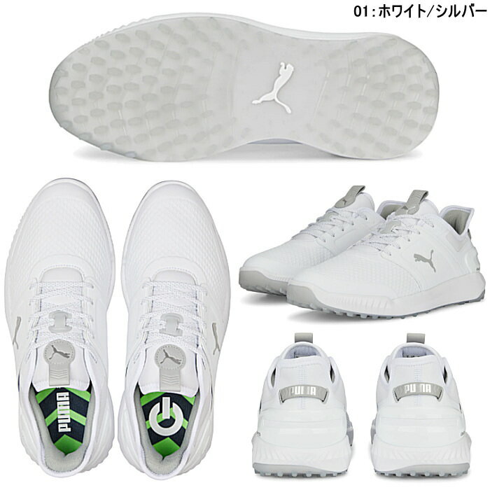 プーマ PUMA メンズ ゴルフシューズ イグナイト エレベート ラバーソール スパイク...